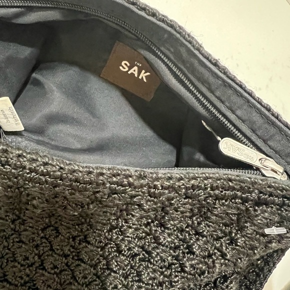 Chic Black Crochet Shoulder Bag - Picture 11 of 12